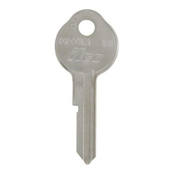 KeyKrafter Automotive Silver Universal Key Blank, 181 B11 Single Sided for GM - Pack of 4