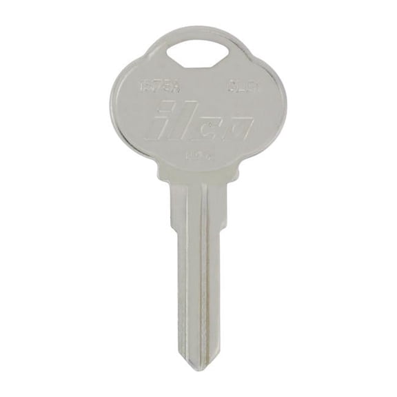 KeyKrafter Automotive Silver Universal Key Blank - 187 CLB1 Double Sided for Club Steering Wheel, Pack of 4