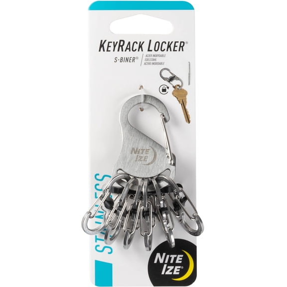 KeyRack Locker Stainless Steel S-Biner