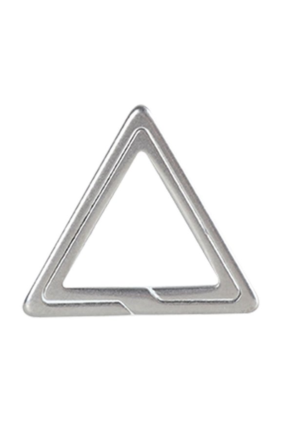 KeyRing Light weights Metal Keychains Hangings Buckle Easily Open Keychains Rings Side Pushing Split Keyring