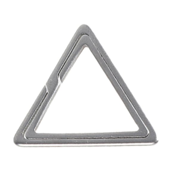 Metal Keychains Hangings Buckle Easily Open Keychains Rings Side Pushing Split Keyring Portable Keychain Buckle