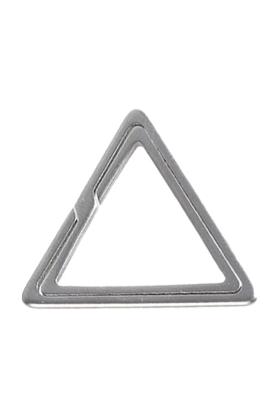 Metal Keychains Hangings Buckle Easily Open Keychains Rings Side Pushing Split Keyring Portable Keychain Buckle