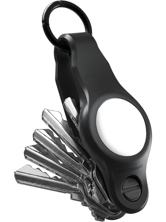 KeySmart Air - Premium Keychain Key Holder Compatible with Apple AirTag, 5 Key Organizer Keychain, Air Tags Not Included