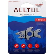 KeySmart AllTul Stainless Steel Silver Shark Multi-Tool Key