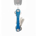 thumbnail image 1 of KEYSMART Key Holder for Keychain - Compact Key Organizer for Key Chain, Minimalist Clutter-Free EDC Keychains, Key Ring for Car Fobs Key Chains, Expandable (Up to 14 Keys, Blue), 1 of 7