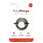 Key Smart 5039908 Stainless Steel Key Ring, Silver