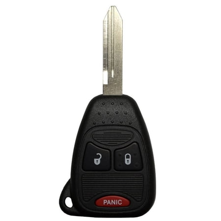 KeyStart 9977345 FOB Key Blank Self Programmable Remote Automotive ULK013 Double For Jeep Black