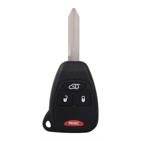 DURAKEY - Replacement Full Function Transponder, Remote and Key for select (2006-2007) Jeep Commander - Black