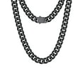 thumbnail image 1 of KeyStyle Chain Necklace for Men Women, Stainless Steel Maimi Cuban Link Chain, Trendy Hip Hop Curb Chain Jewelry Birthday Christmas Valentine Gifts,6/9/12mm Width,18-30" Length, 1 of 8