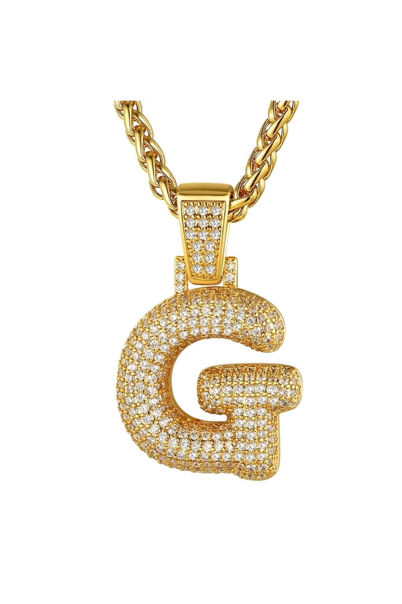 Initial Necklace for Men A-Z Letter Alphabet Necklace Women Personalized Jewelry Birthday Anniversary Gift for Husband Boyfriend