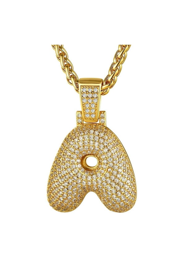 Initial Necklace for Men A-Z Letter Alphabet Necklace Women Personalized Jewelry Birthday Anniversary Gift for Husband Boyfriend