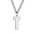 thumbnail image 1 of KeyStyle Initial Necklaces for Women Letter Necklace A-Z Pendant Chain Necklaces Personalized Jewelry Valentine's Gifts for Women & Men, 1 of 8