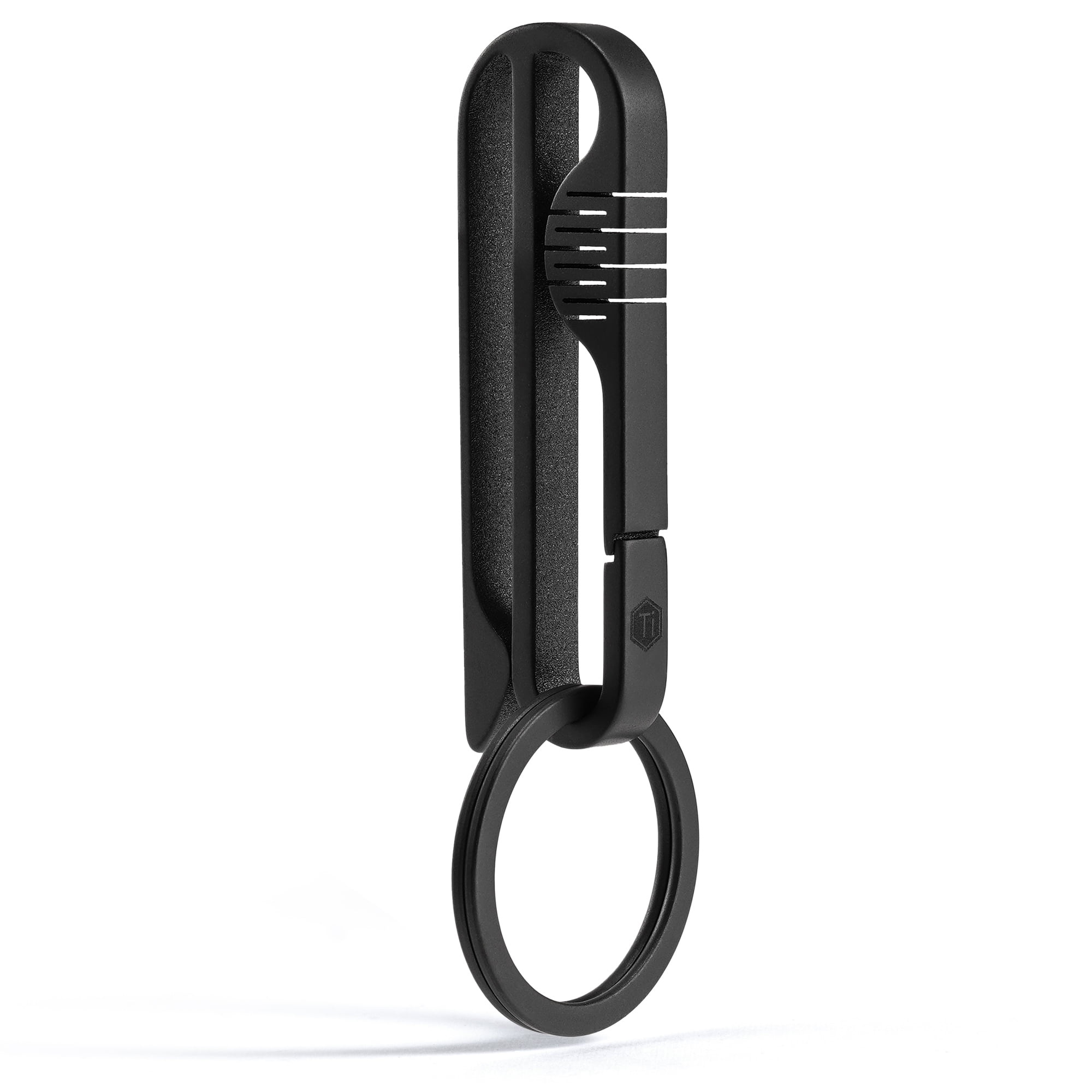 SanThree Titanium Quick Release Key Chain Clip Carabiner, Heavy Duty Belt  Loop Clip Key Holder for Men Women Outdoor Pants Bag Purse Belt