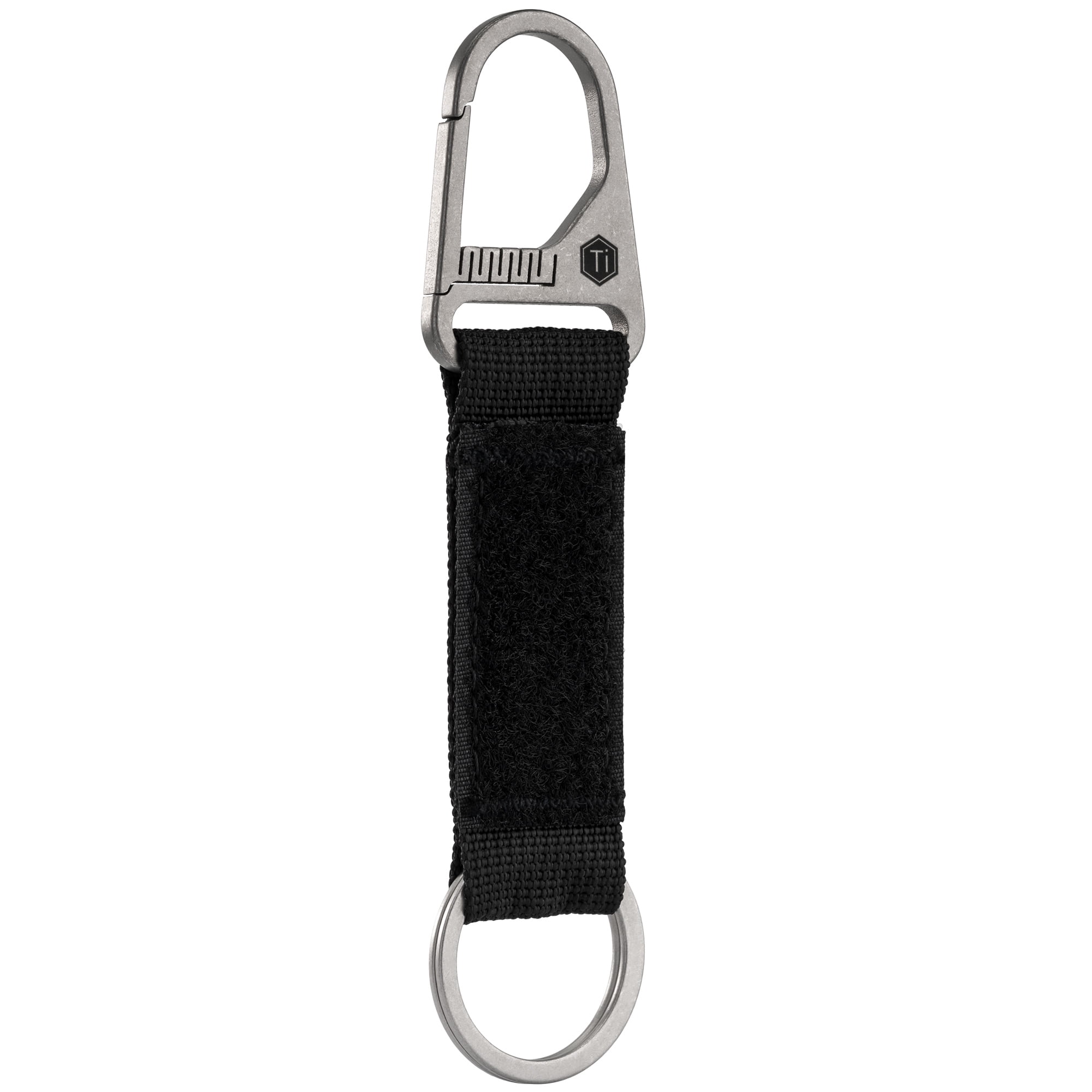 EOTW Carabiner Keychain,Paracord Keychain Small Aluminum Clip D Ring for  Camping, Hiking, Fishing, Or As A Key Organizer Black