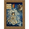 thumbnail image 1 of Keyamura Rokusuke under the Hikosan Gongen waterfall 24x18 Gold Ornate Wood Framed Canvas Art by Utagawa Kuniyoshi, 1 of 2