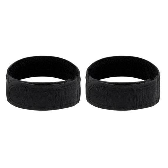Keyboarant 2pack/lot Fashion Elastic Belts With Double Vel-cro And Side Buckle Straps Comfortable black S
