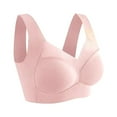 thumbnail image 1 of Keyboarant Everyday Bras For Women No Back Fat Wire Free And Posture Correcting Posture Correcting Bra pink 5XL, 1 of 6