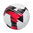 thumbnail image 1 of Keyboarant Official Size 5 Soccer Ball For Match And Training Football Soft PVC Cover For Smooth Handling White Red, 1 of 6