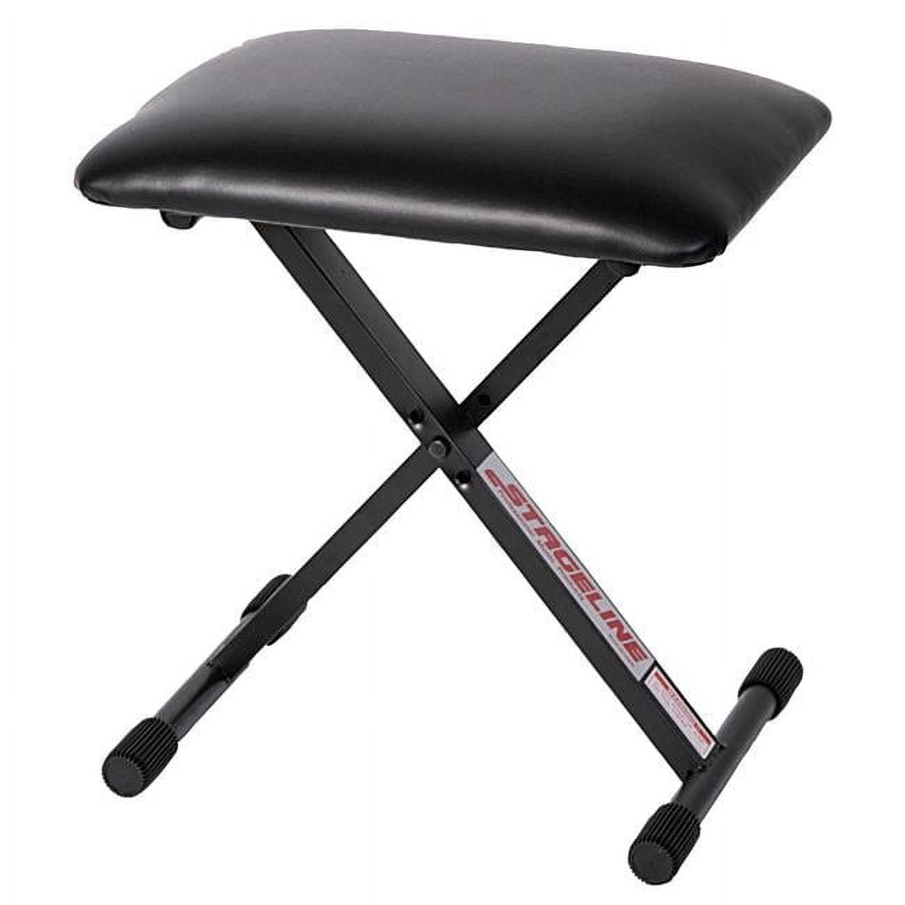 Keyboard Bench, Black - Walmart.com