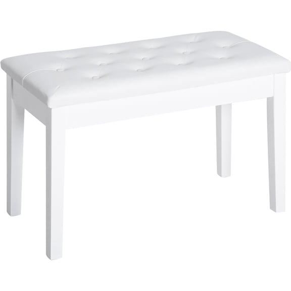 Keyboard Bench | Used in Piano Practice and Performance | Rubber Wood Frame with Faux Leather | Lightweight and Portable