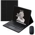 thumbnail image 1 of Keyboard Case for 10.5-inch Samsung Galaxy Tab A8 (SM-X200/X205/X207), Folio Stand Cover with Pencil Holder, Detachable Rechargeable Keyboard and Mouse, Built-in Trackpad, black, 1 of 5