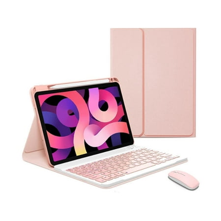 Keyboard Case for Huawei MatePad 11.5 2023 BTK-W00 BTK-W09 BTK-AL09 Smart Folio Cover with Pencil Holder, Magnetic Detachable Wireless Bluetooth Keyboard Case with Mouse