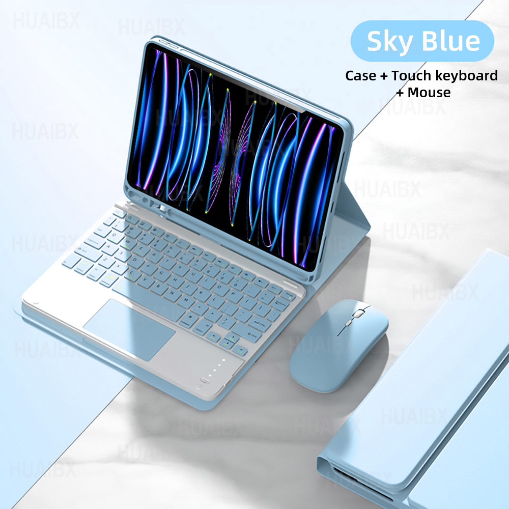 Keyboard Case for IPad Pro 11 Inch 2018 2020 2021 2022, Detachable