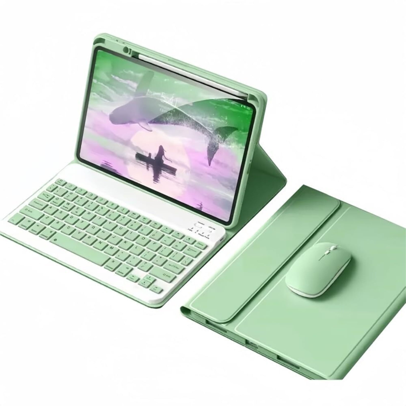 Keyboard Case Mouse for iPad Mini A17 Pro 2024/ iPad Mini 6th Generation (8.3 inch) 2021