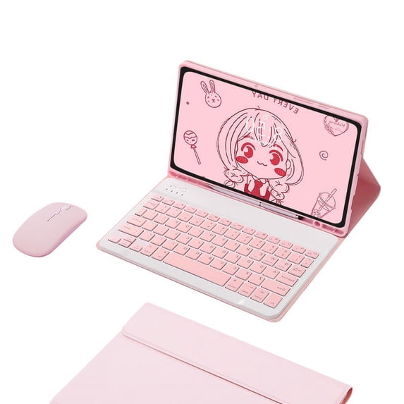 Keyboard Case For Samsung Galaxy Tab A9+/A9 Plus 11" Tablet,Model SM-X216 SM-X210 SM-X218,Smart Cover with Detachable Wireless Bluetooth Keyboard and Mouse