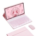 thumbnail image 1 of Keyboard Case for Samsung Galaxy Tab A9 Plus/A9+ 11 Inch 2023 Tablet, Model SM-X216 SM-X210 SM-X218, Smart Cover with Detachable Wireless Backlit Bluetooth Keyboard and Mouse, 1 of 9