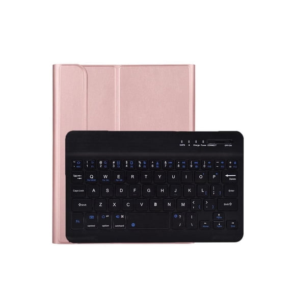 Keyboard Case for Samsung Galaxy Tab S6 10.5 2019 (Model SM-T860/T865/T867), Soft TPU Back Cover with Pencil Holder Detachable Wireless Bluetooth Keyboard
