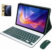 Keyboard Case & Wireless Mouse for Huawei MatePad Mini 8.8", Built in Stylus Slot, 2 Screen Protectors,Green