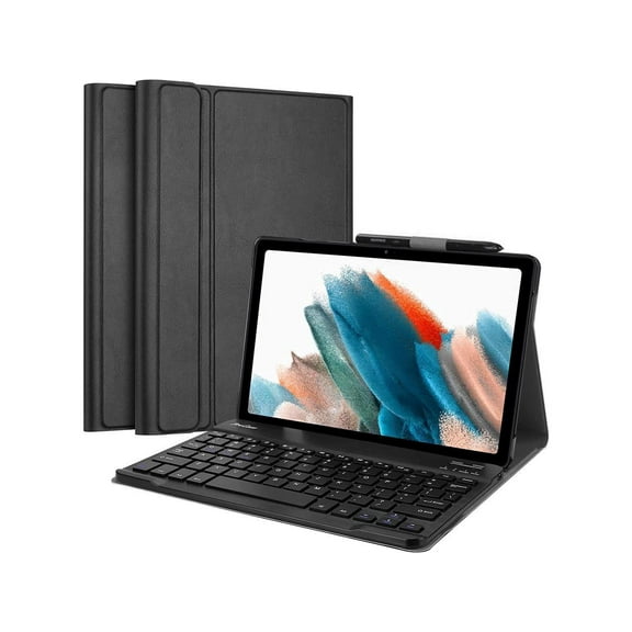 Keyboard Case for Samsung Galaxy Tab A8 10.5 Inch 2022 SM-X200 X205 X207 Detachable Wireless Keyboard Cover with Pencil Holder