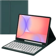 Keyboard Case for Samsung Galaxy Tab S10 Lite/ S10 FE/ S9 FE 5G 10.9 Inch/Tab S9 11 Inch with S Pen Holder, Slim Stand Cover Detachable Keyboard