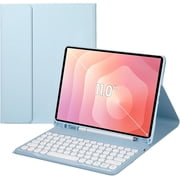 Keyboard Case for Samsung Galaxy Tab S11 5G 11 Inch 2025 Model SM-X730/X736B with S Pen Holder, Slim Stand Cover Detachable Keyboard