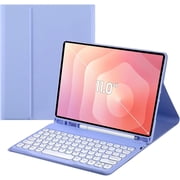 Keyboard Case for Samsung Galaxy Tab S11 5G 11 Inch 2025 Model SM-X730/X736B with S Pen Holder, Slim Stand Cover Detachable Keyboard