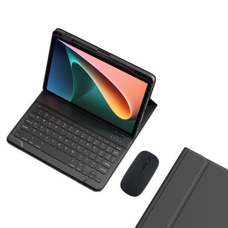 Keyboard Case for iPad 10.2" 9th 8th 7th Generation, with Detachable Bluetooth Keyboard and Mouse,Built-in Pencil Holder