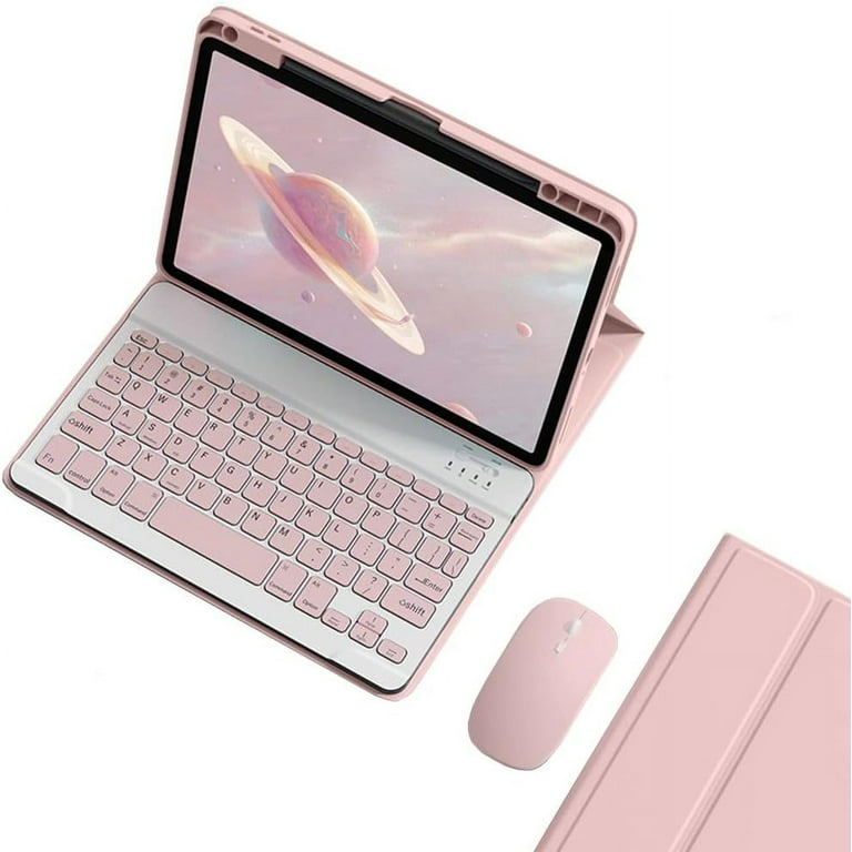 Magnetic Smart Keyboard Case with Mouse for iPad 9th 8th