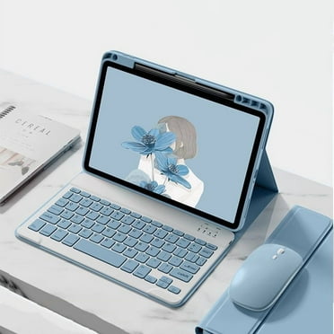 Keyboard Case for iPad 10th Generation 10.9" 2022, Magnetically Detachable Wireless Keyboard with Mouse Pencil Holder for New iPad 10th Gen 2022