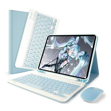 Keyboard Case for iPad 10th Generation 10.9" 2022, Magnetically Detachable Wireless Keyboard with Mouse Pencil Holder for New iPad 10th Gen 2022