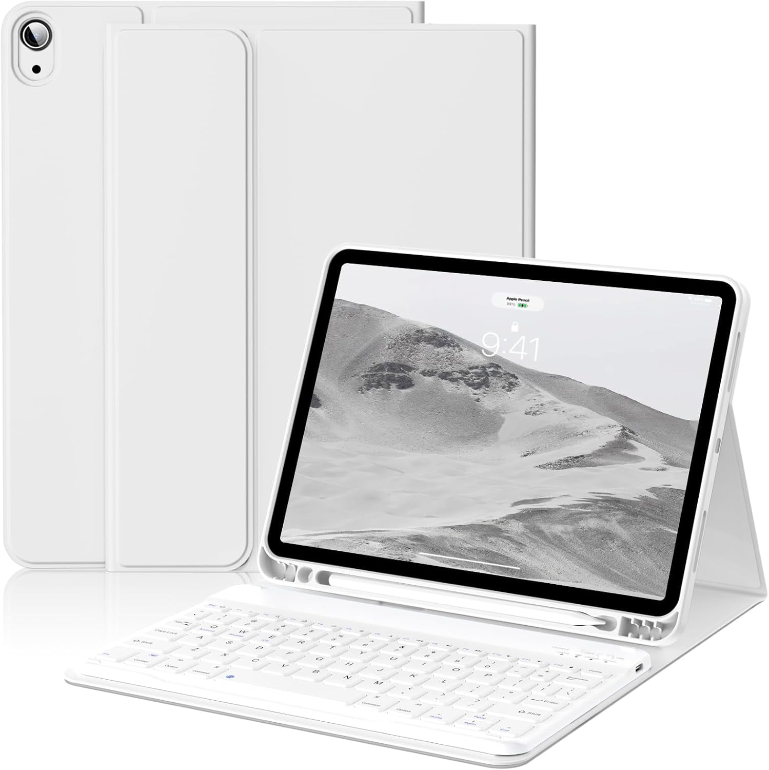 Keyboard Case for iPad Air 11 Inch 2025, iPad Air 5th Generation 2022