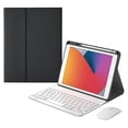 thumbnail image 1 of Keyboard Case for iPad 10.2" 9th 8th 7th Generation, Magnetically Detachable Wireless Keyboard with Mouse Pencil Holder for 10.2 inch iPad 9/iPad8/iPad7, 1 of 9