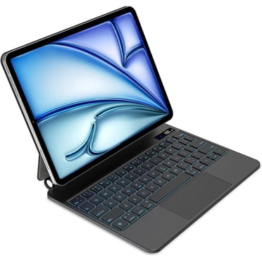 Keyboard Case for iPad 10th Generation Magic Keyboard with Trackpad, 7 Colors Backlit, Lightweight, Auto Sleep/Wake Compatible with iPad 10.9 inch 10th Generation Case with Keyboard