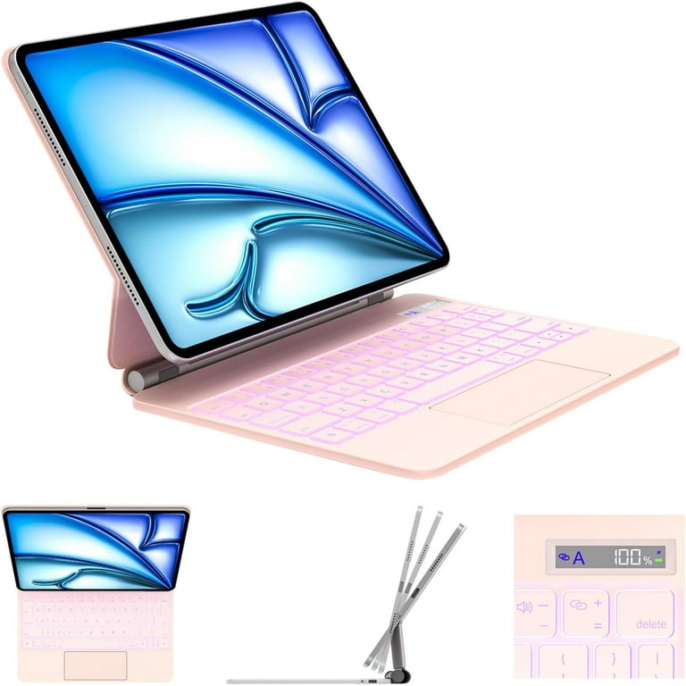 Keyboard Case for iPad Air 11 inch (M2) 2024 & iPad Pro 11 inch
