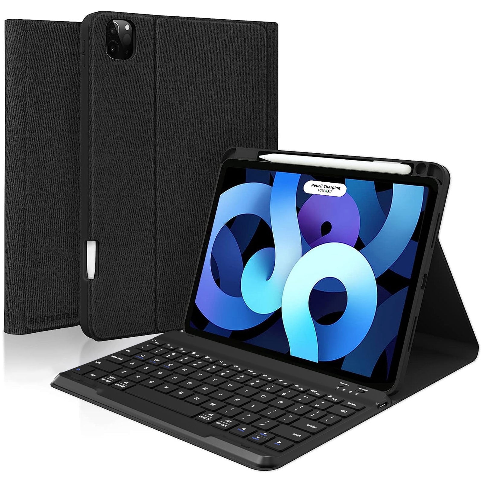 OYEEICE Keyboard Case For IPad Pro 12.9 Inch - 7 Color Backlit, Detachable Bluetooth Keyboard