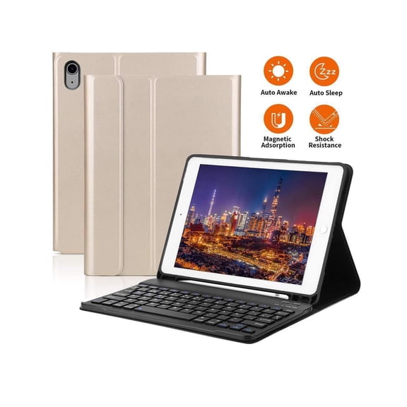 Keyboard Case for iPad Mini 6 2021 - Wireless Magnetic Detachable Keyboard Slim Shell Smart Folio Stand Tablet Cover Case with Pencil Holder for 8.3 inch iPad Mini 6th Generation