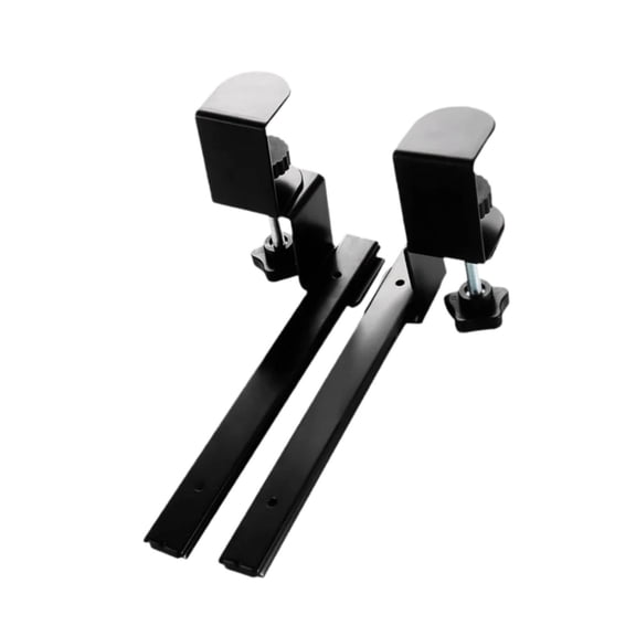 Keyboard Clamp Rail Organizer Slide Out Rail Bracket Sturdy Steel Space Saving for Home Office Desk