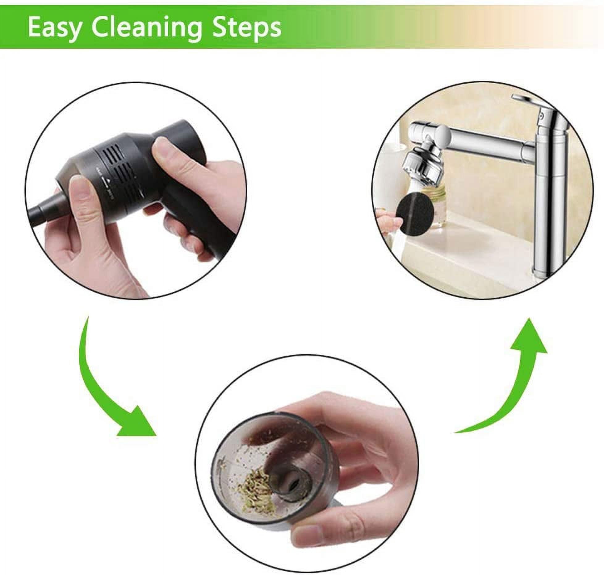 Keyboard Cleaner, Vacuum Cleaner Rechargeable with 8 Nylon Anti Static ...