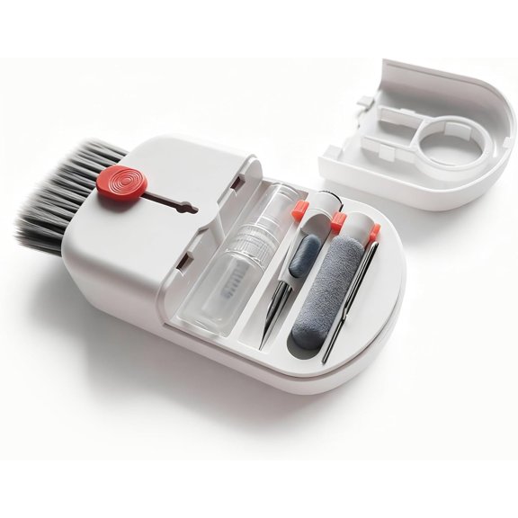 Keyboard Cleaning Kit with Screen Cleaner Brush, 9-in-1 Multi-Purpose Electronics Cleaning Tool Set for Mechanical Keyboard, Laptop,  , Phone, Earbuds, Airpods, and  Case