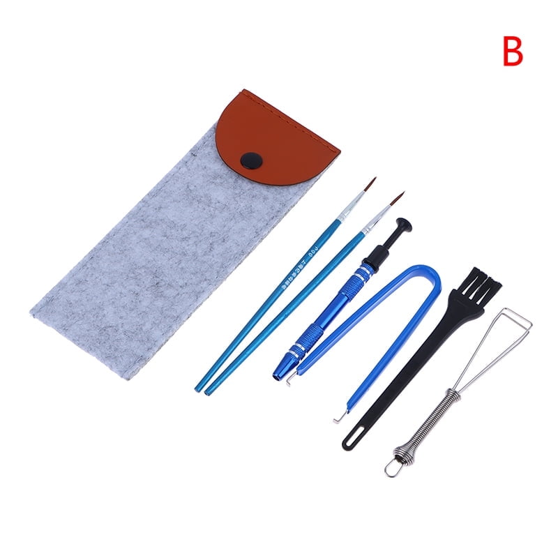 6-Piece Mechanical Keyboard Maintenance Kit - Complete Tool Set With Keycap & Switch Pullers